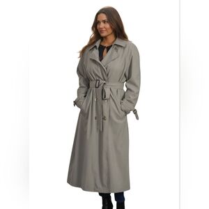 Jones New York Double Breasted Trench Coat